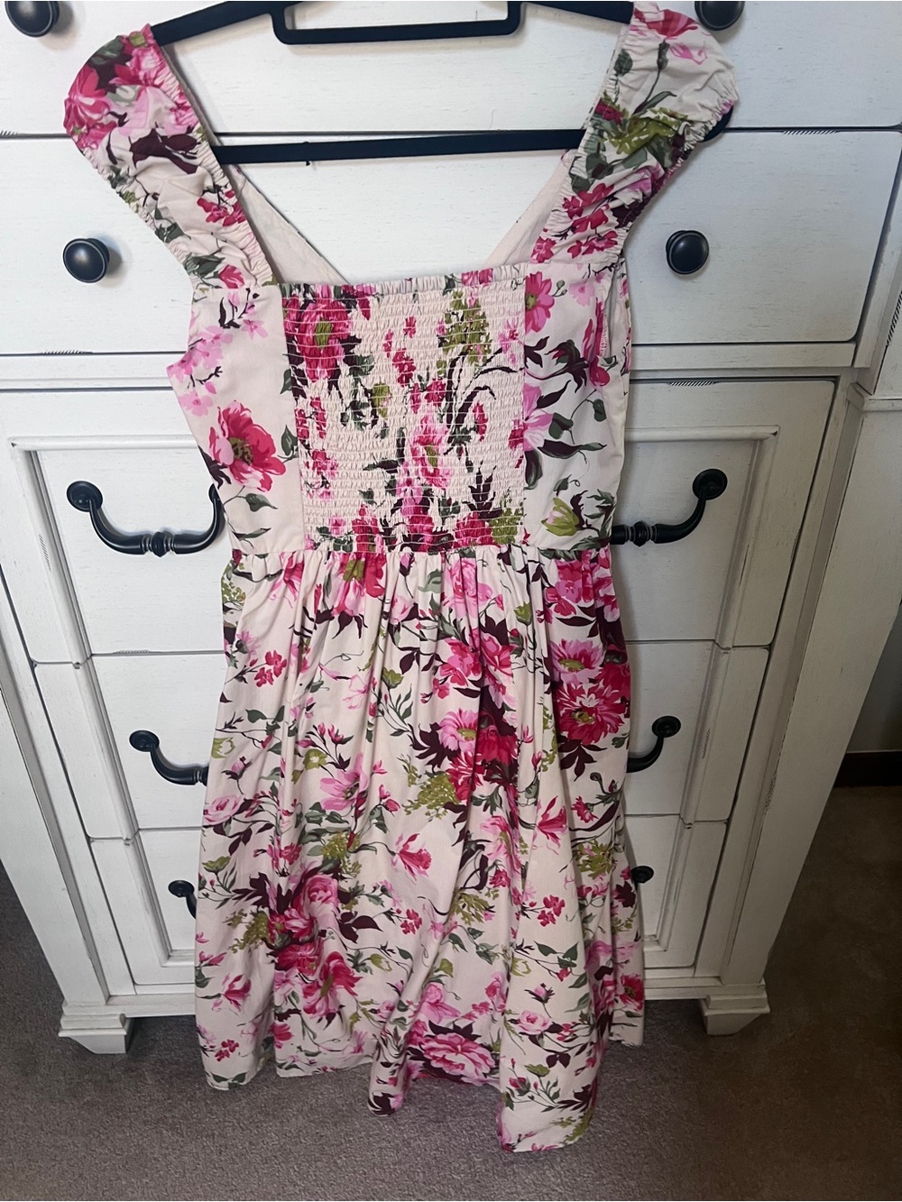 Abercrombie & Fitch Floral Cap Sleeve Corset Midi Dress - Picture 4 of 8